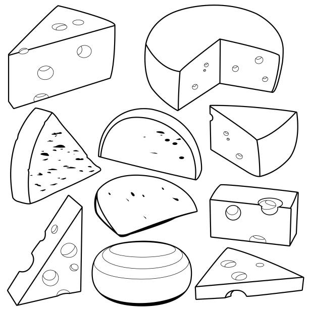 Emmental cheese stock illustrations royalty