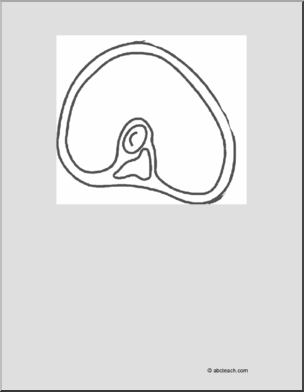 Coloring page swiss cheese
