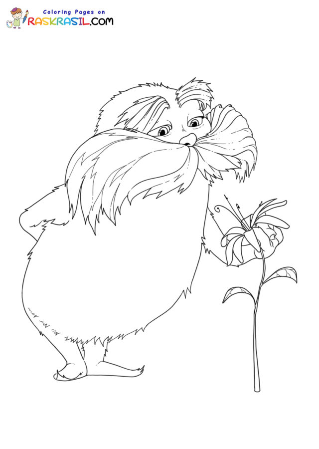 Lorax coloring pages