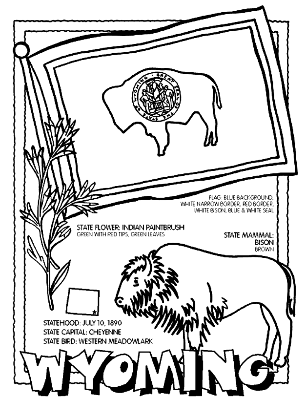 Wyoming on crayola flag coloring pages free coloring pages coloring pages