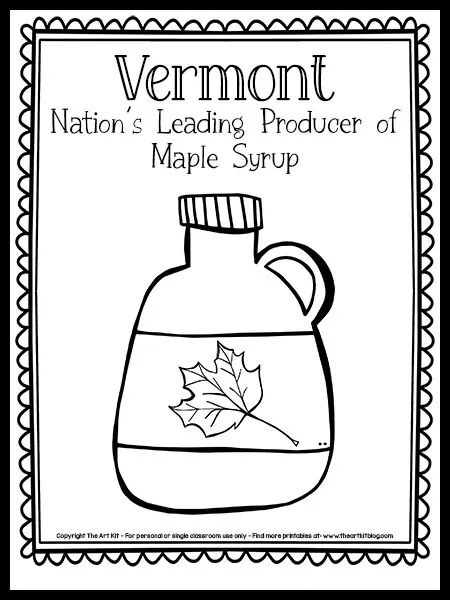 Wyoming state tree coloring page cottonwood free printable â the art kit