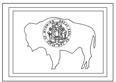 Wele to wyoming highway wele sign coloring