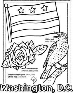 Us states free coloring pages