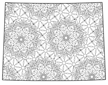 Wyoming â map outline printable state shape stencil pattern â diy projects patterns monograms designs templates