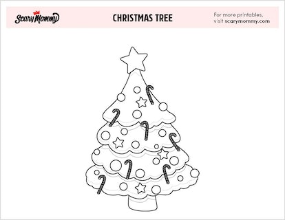 Spruce up holiday arts crafts with these christmas tree coloring pages