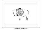 Wyoming coloring pages free coloring pages