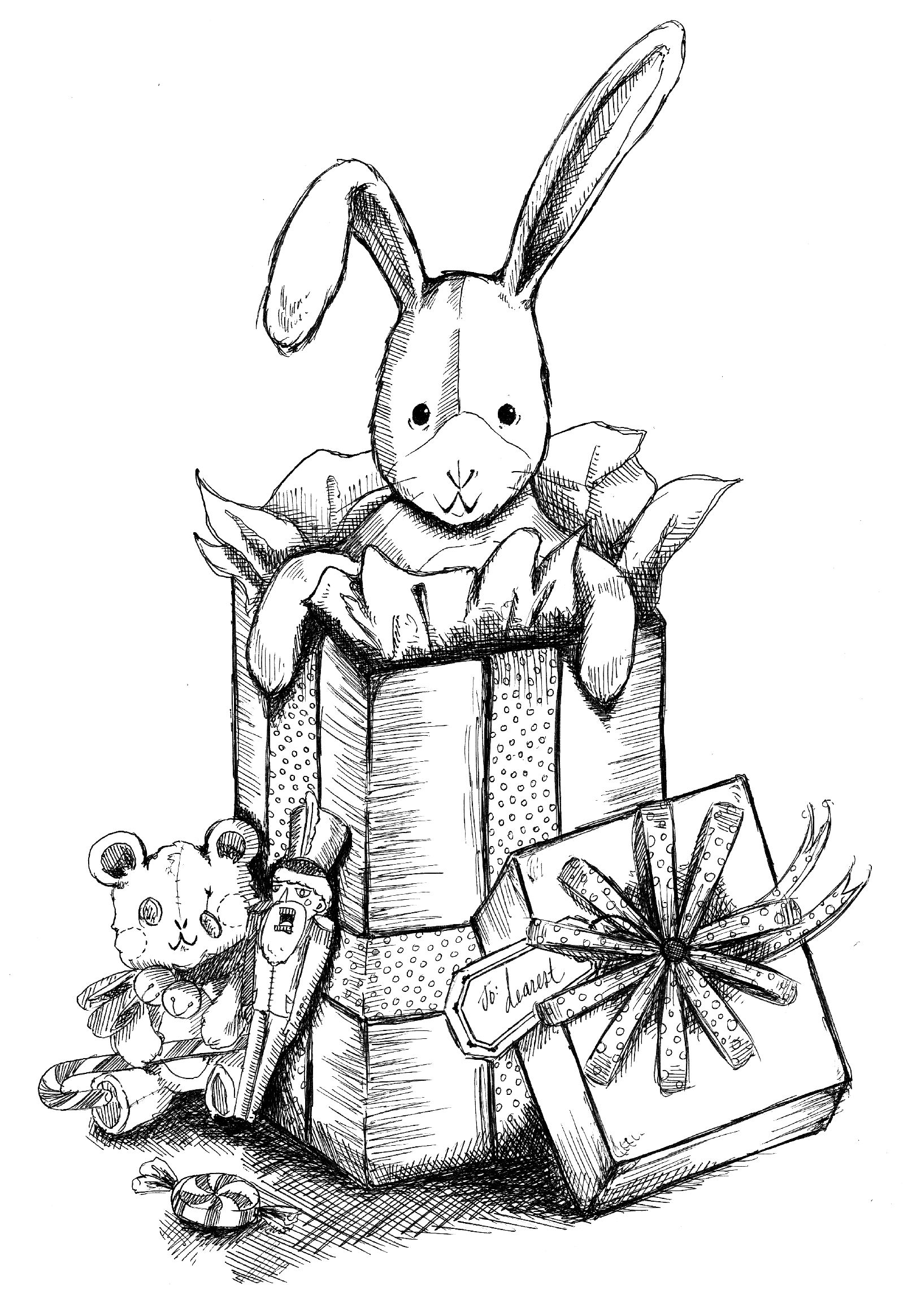 Velveteen rabbit drawing â the taa ledger
