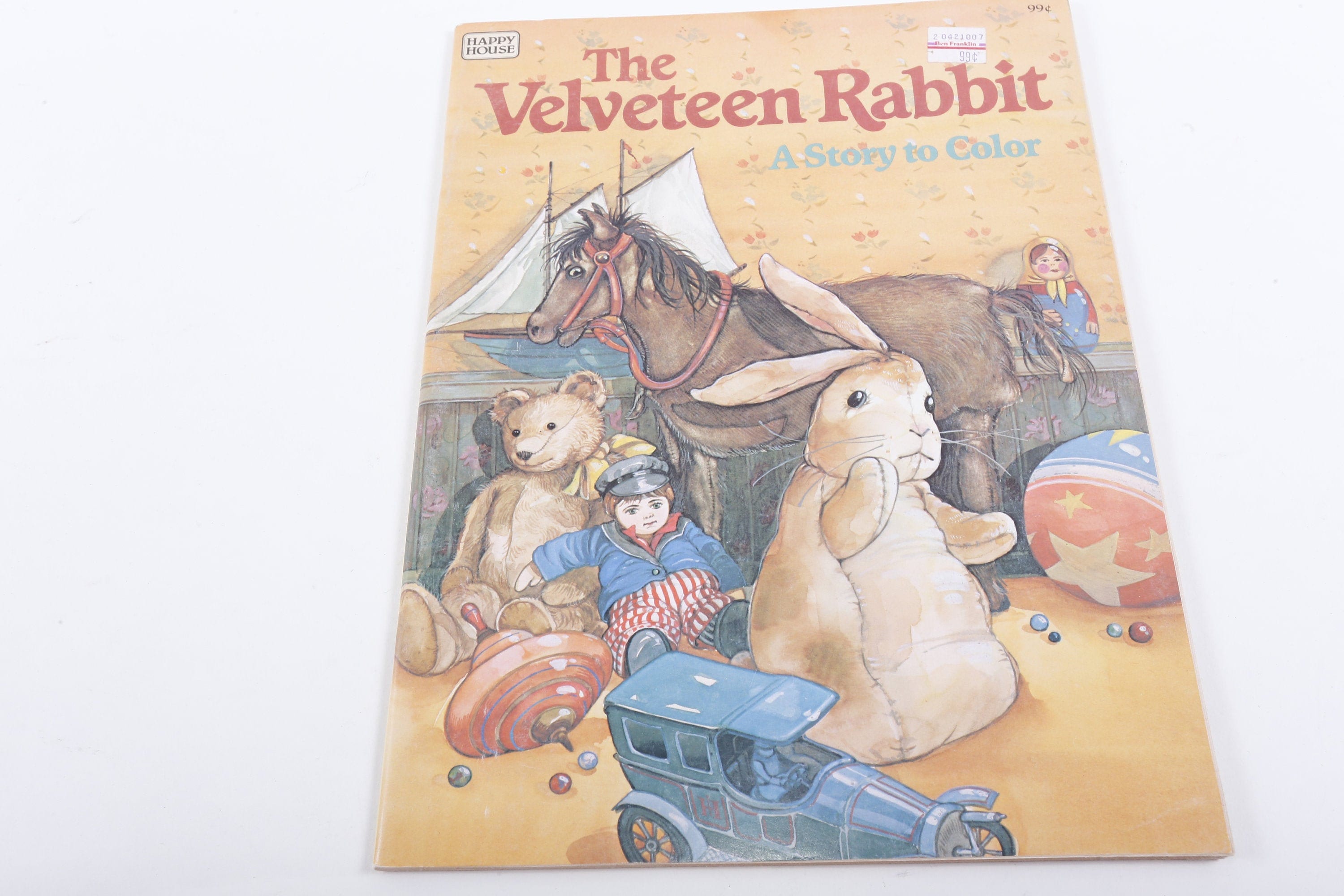 The velveteen rabbit margery williams a story to color happy house picture book illustrations child reading nursery library