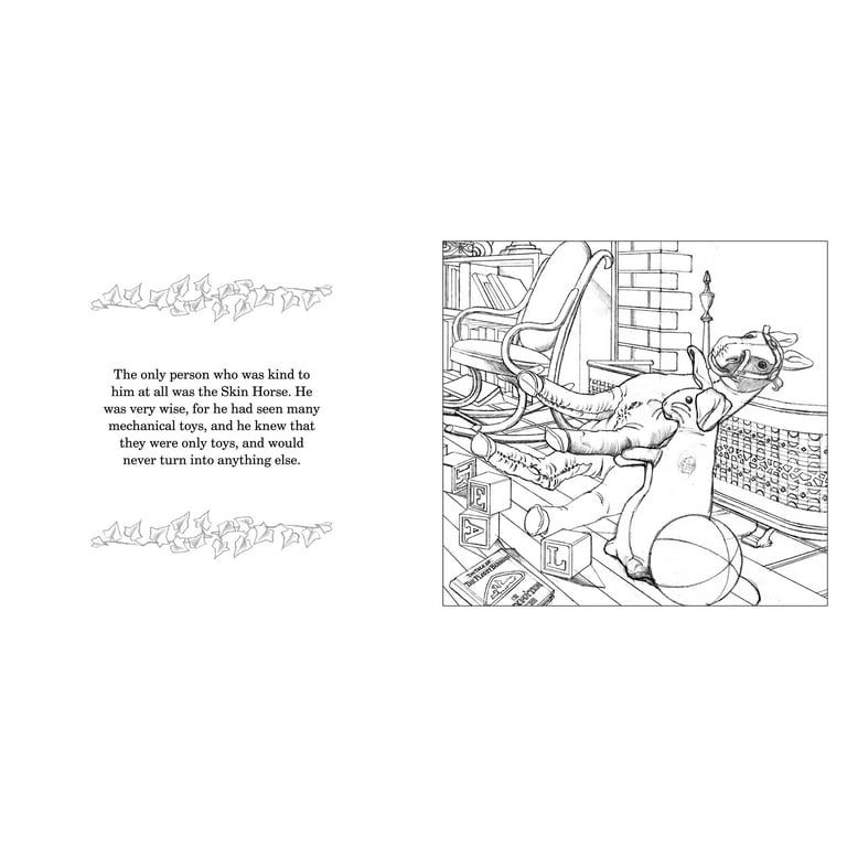 Classic edition the velveteen rabbit coloring book paperback