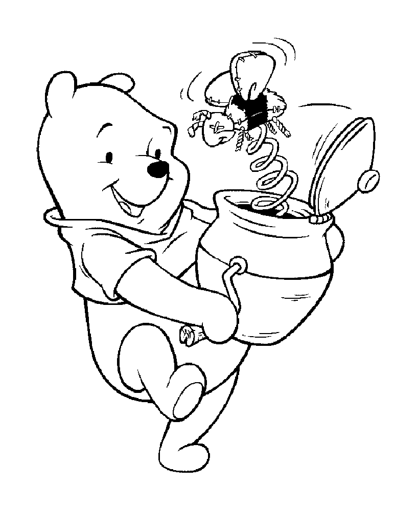Winnie the pooh coloring pages to download