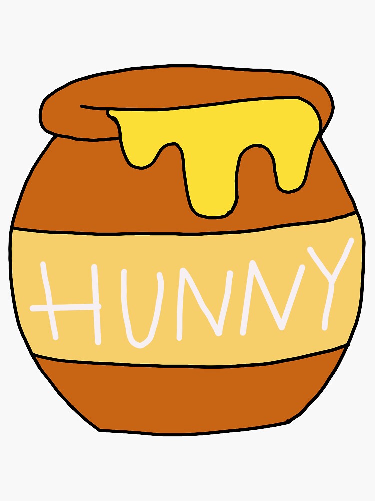 Honey pot sticker for sale by sydney stewart