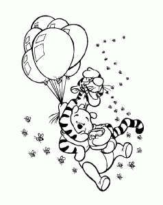Winnie the pooh coloring pages to download