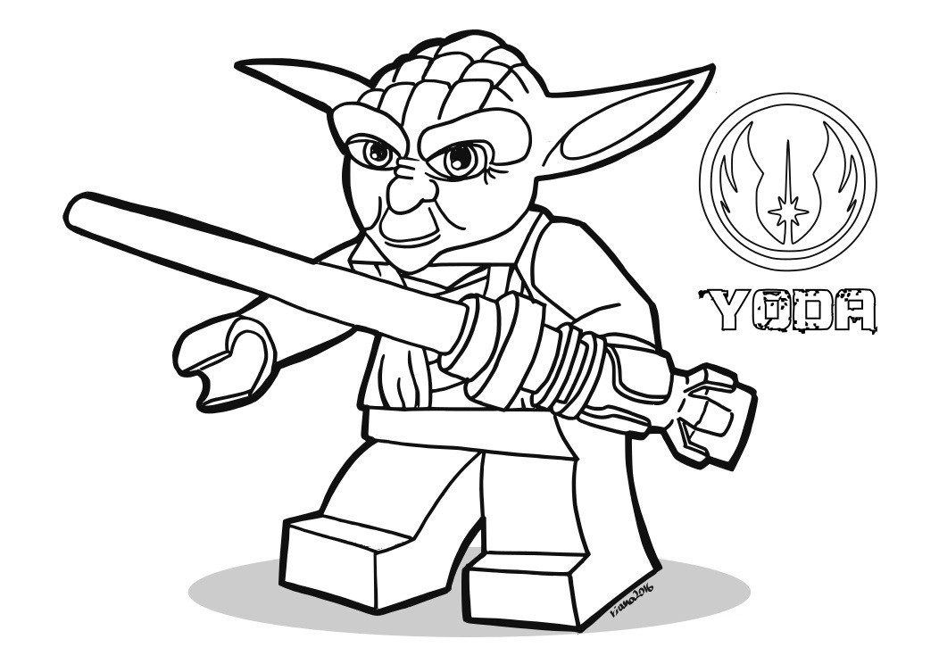 Yoda coloring pages