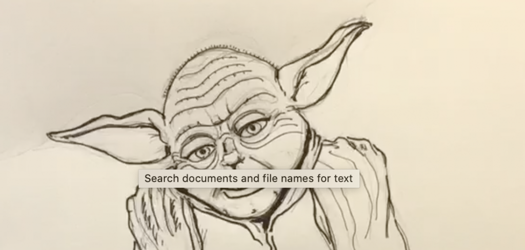 Yoda coloring page