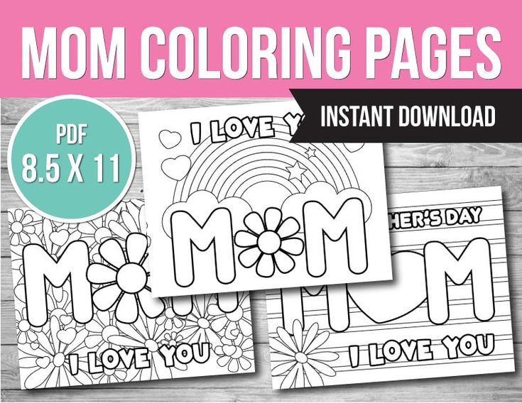 Mothers day printable coloring pages mothers day