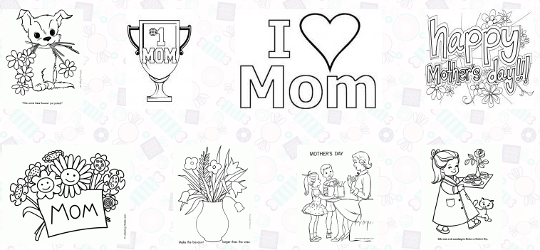 Best free printable mothers day coloring pages