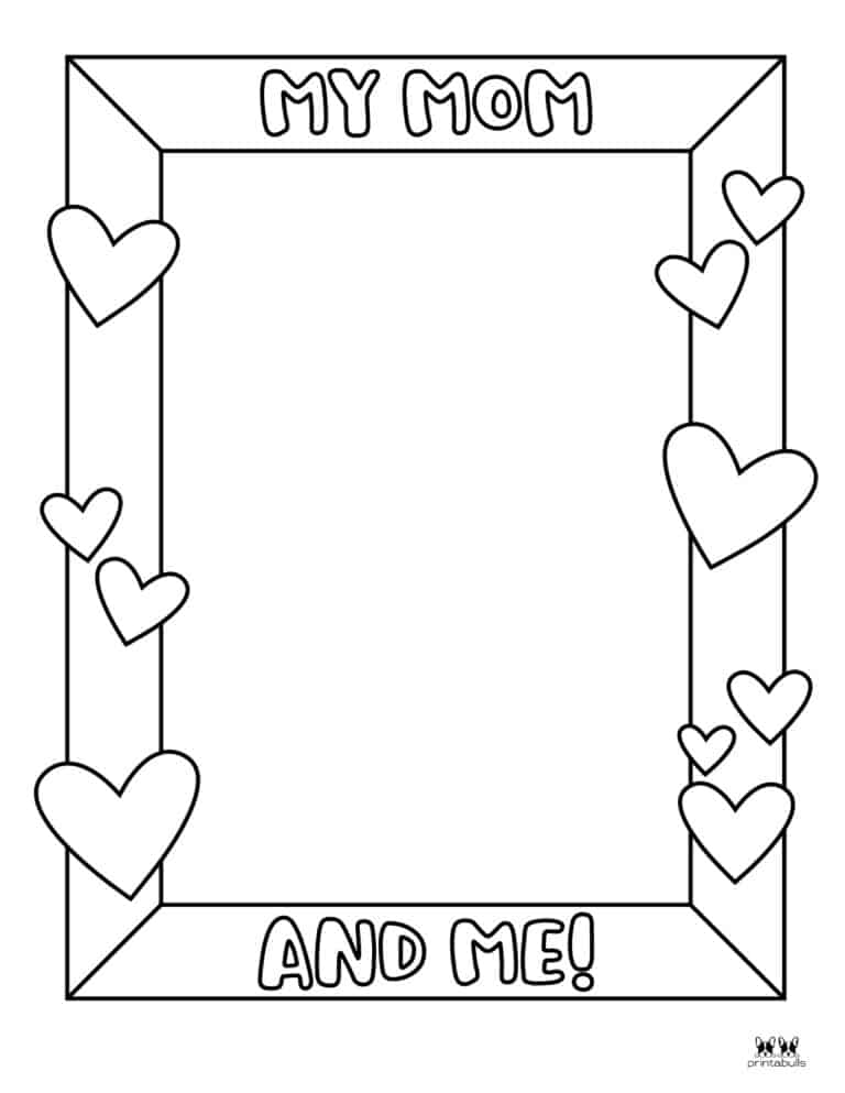 Free mothers day coloring pages