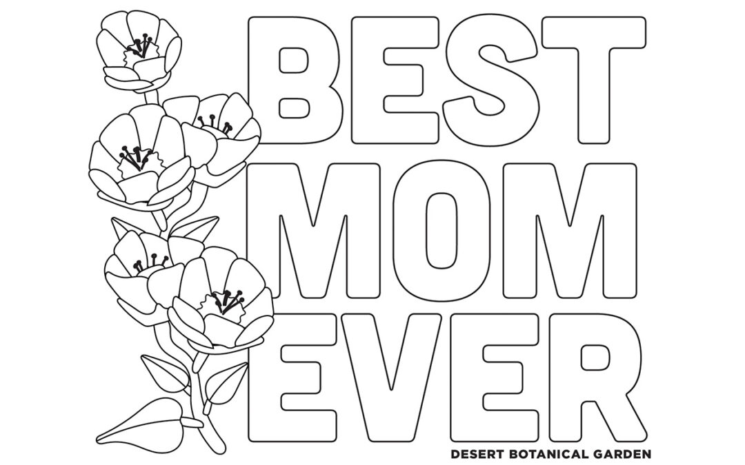 Mothers day digital cards desert botanical garden