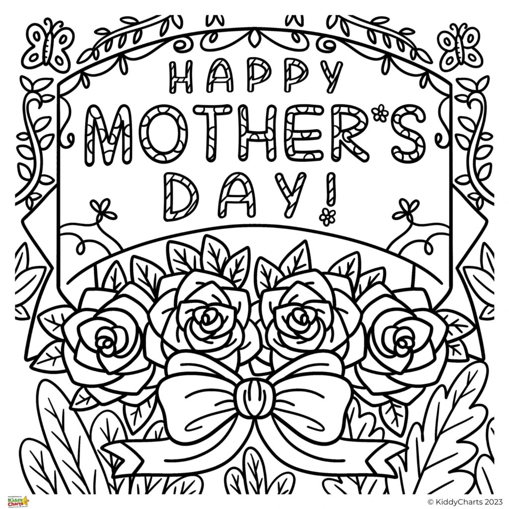 Mothers day coloring pages cute mother and baby pictures to print