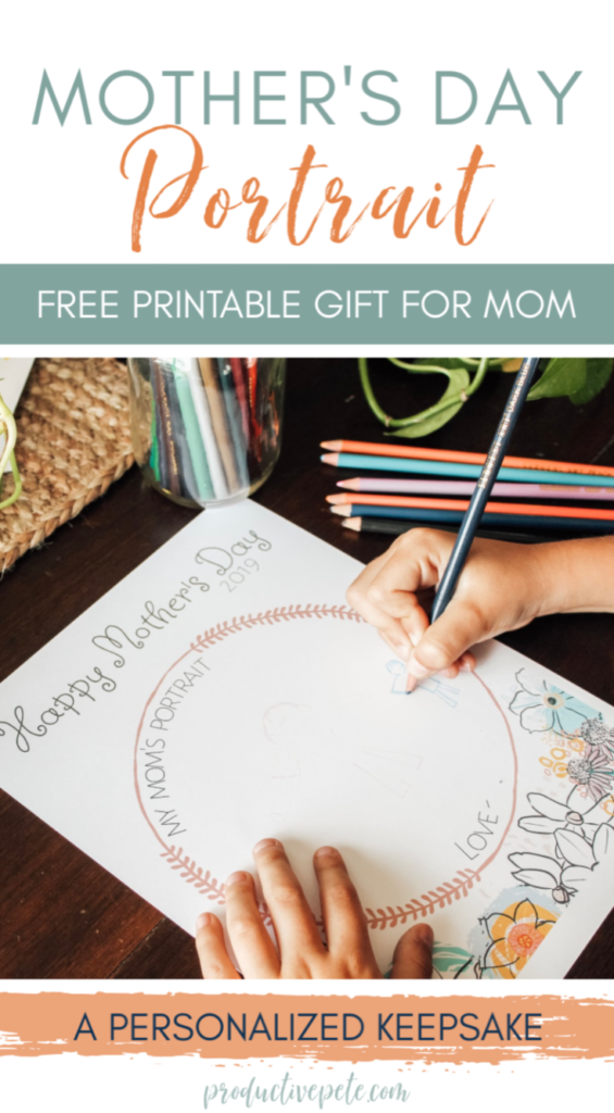 Free printable mothers day coloring page