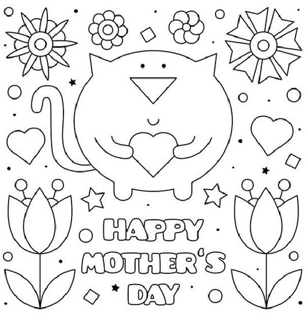 Mothers day coloring pages top sheets free to download