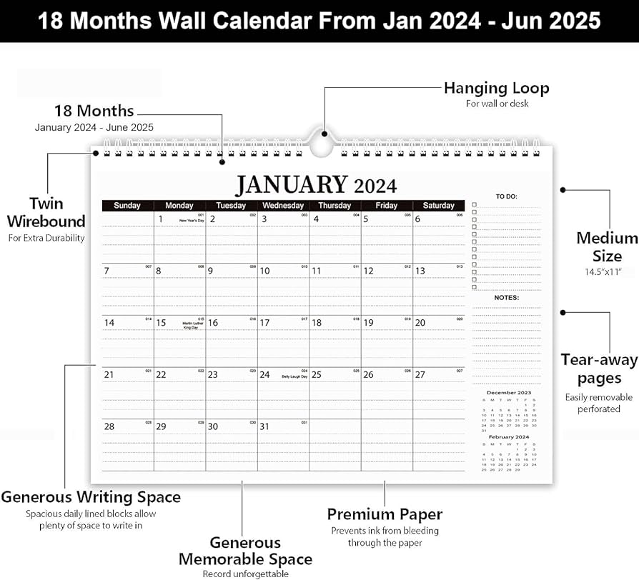 Wall calendar