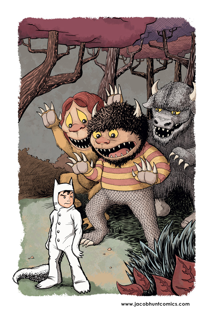 Jacob hunt ics illustration my doomed affair rumspringer where the wild things are