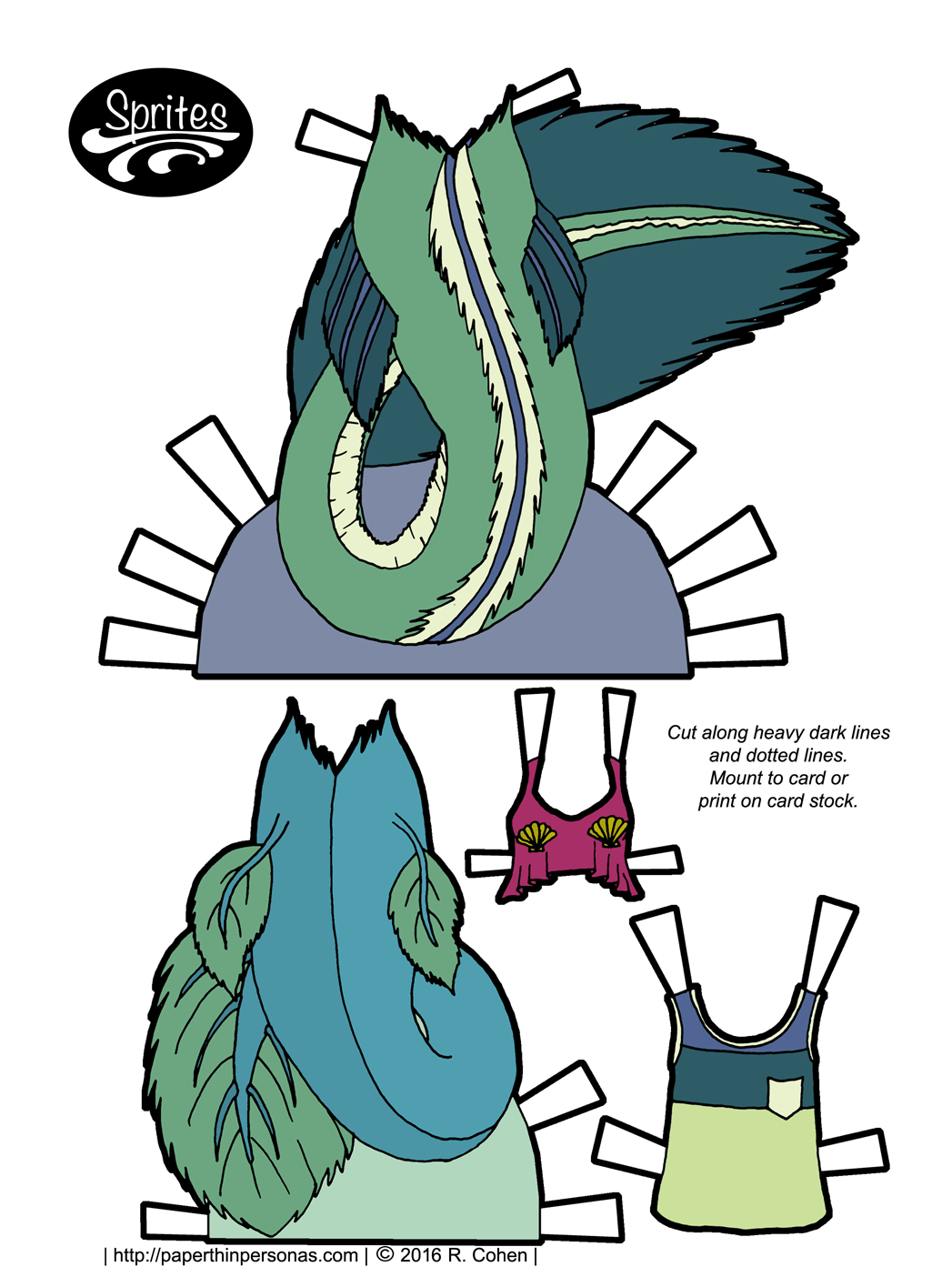 Ursula zachary under the sea mermaids tails â paper thin personas