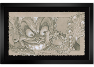 Lifes full of tough choices ursula framed giclee by heather edwards