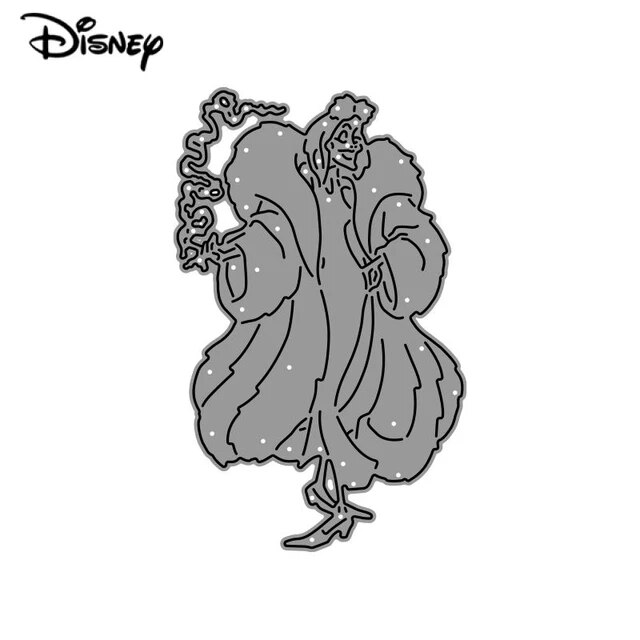 Disney villains cruella de vil cutting dies dalmatians characters dies for diy scrapbooking album paper crafts embossing die