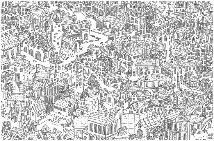 The city a plex coloring page where is waldo style from the gallery arâ coloring pages for teenagers adult coloring pages printable coloring pages