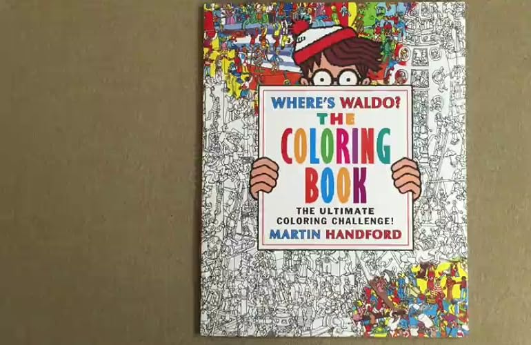Wheres waldo the coloring book handford martin handford martin books