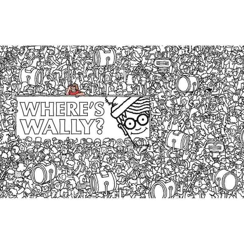 Æçwheres wally the colouring collection paperback ææµå è