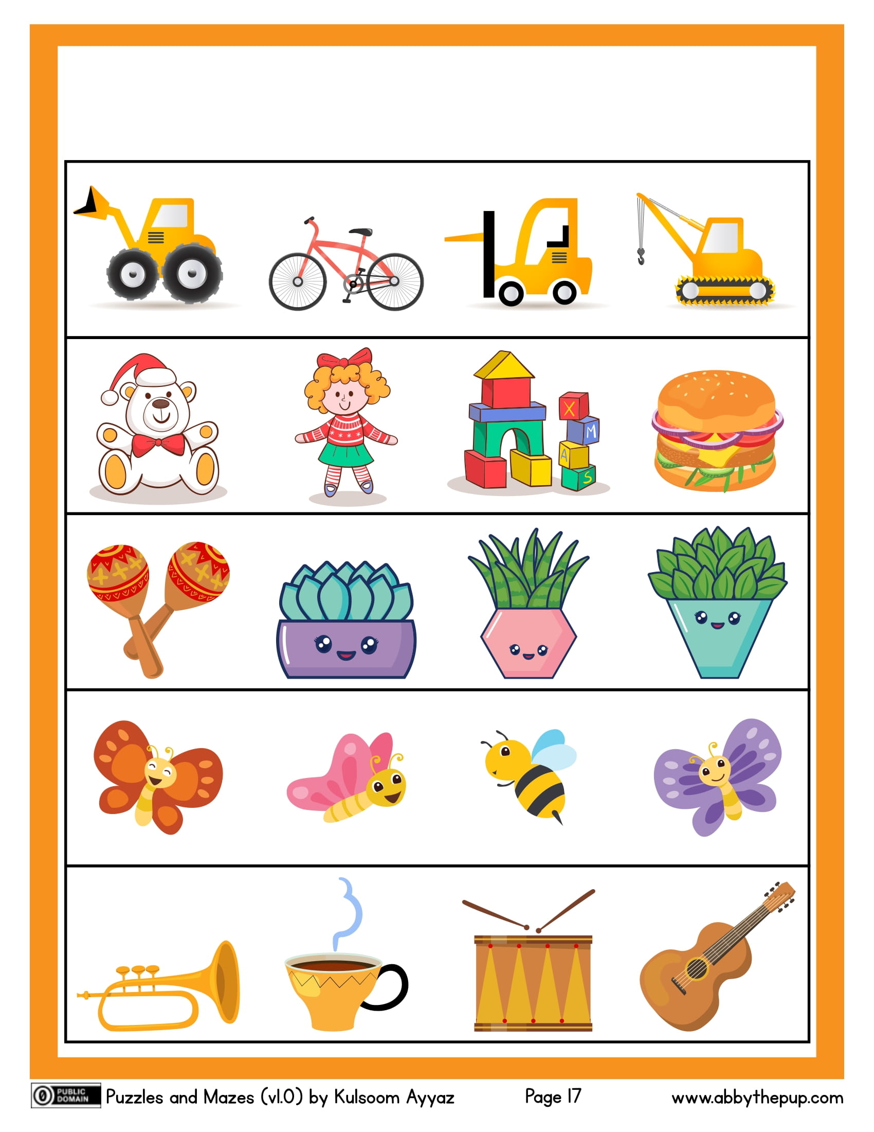 What does not belong free printable puzzle games