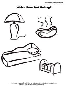 Picture does not belong lesson plans worksheets