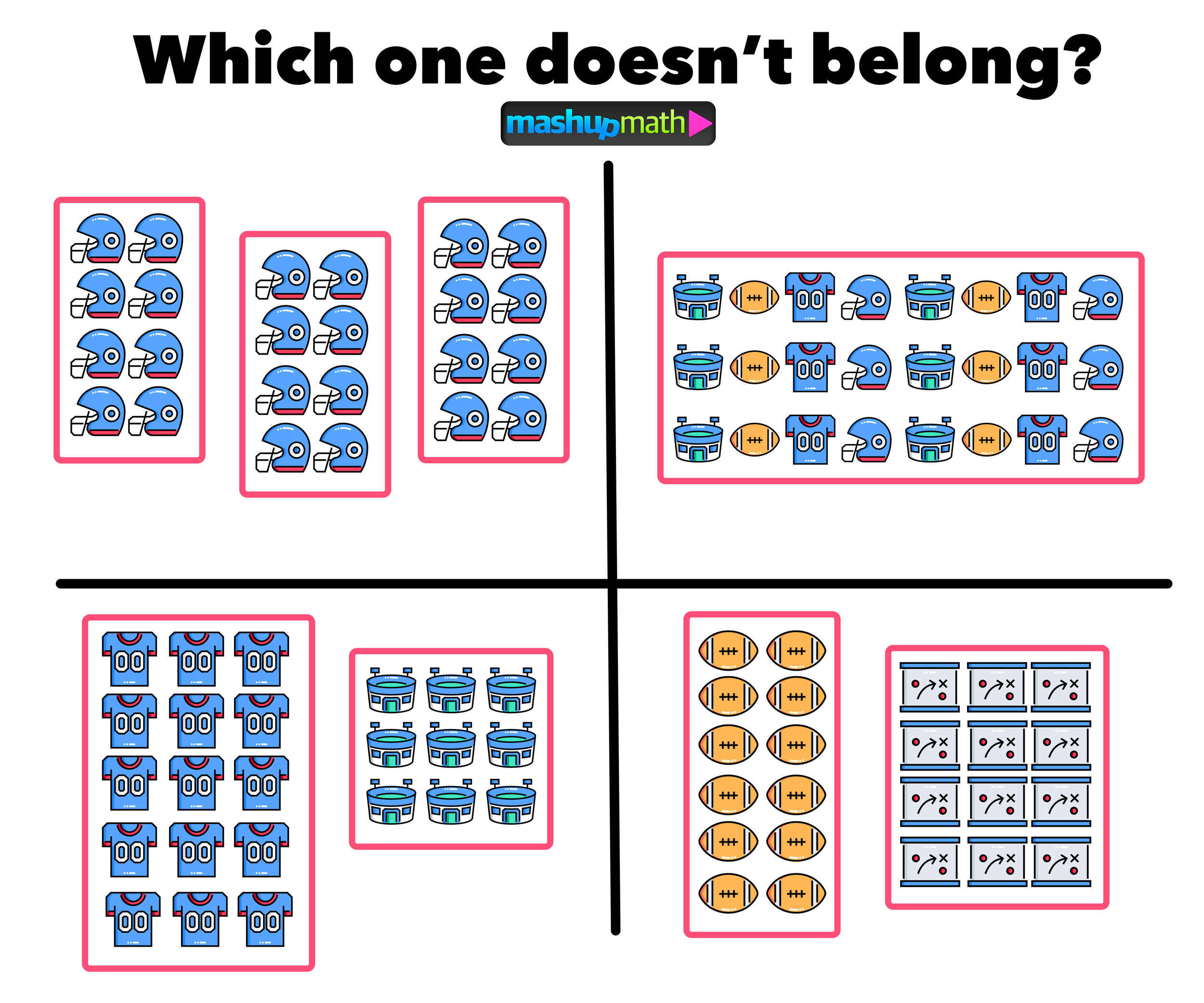 Which one doesnt belong free math activities for grades