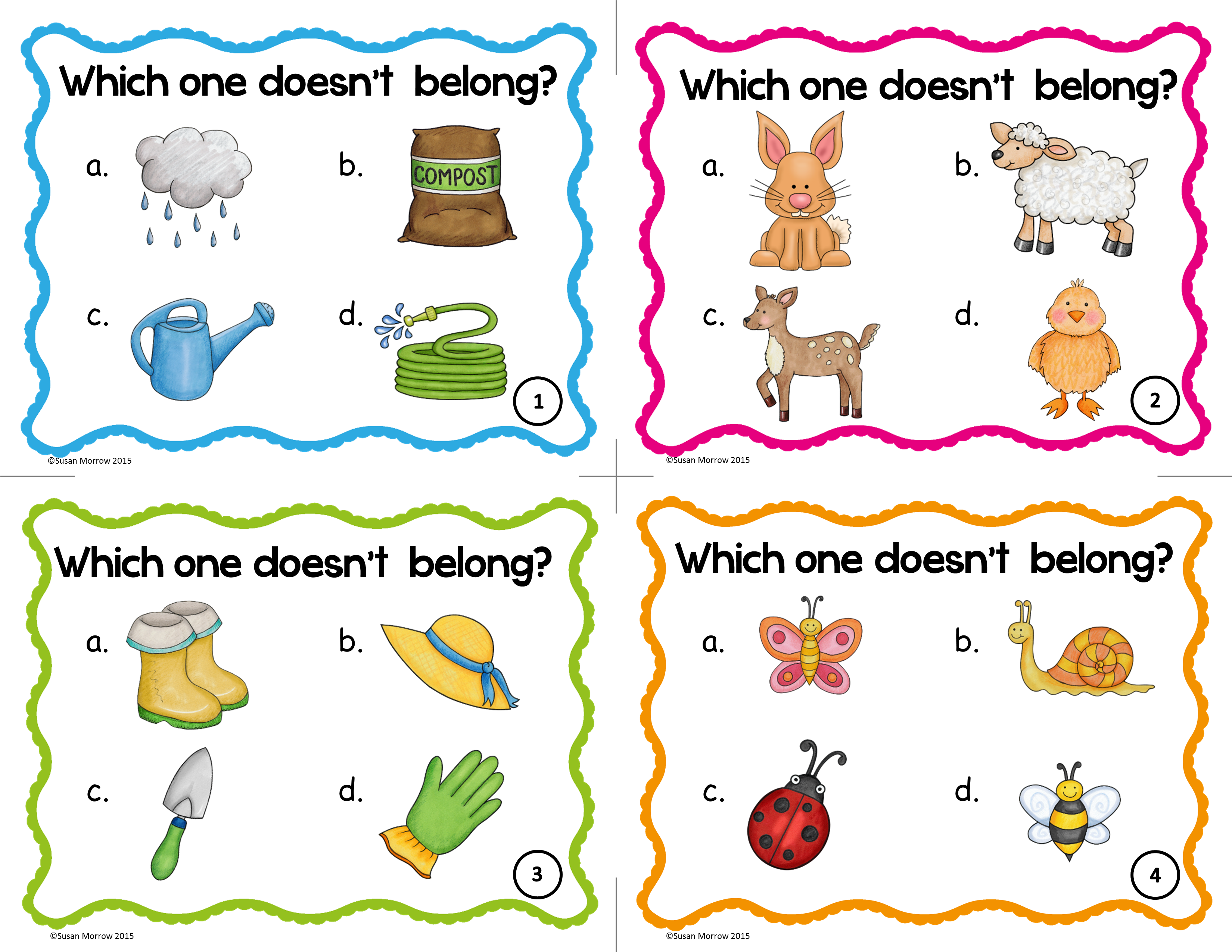 Spring vocabulary test prep activities