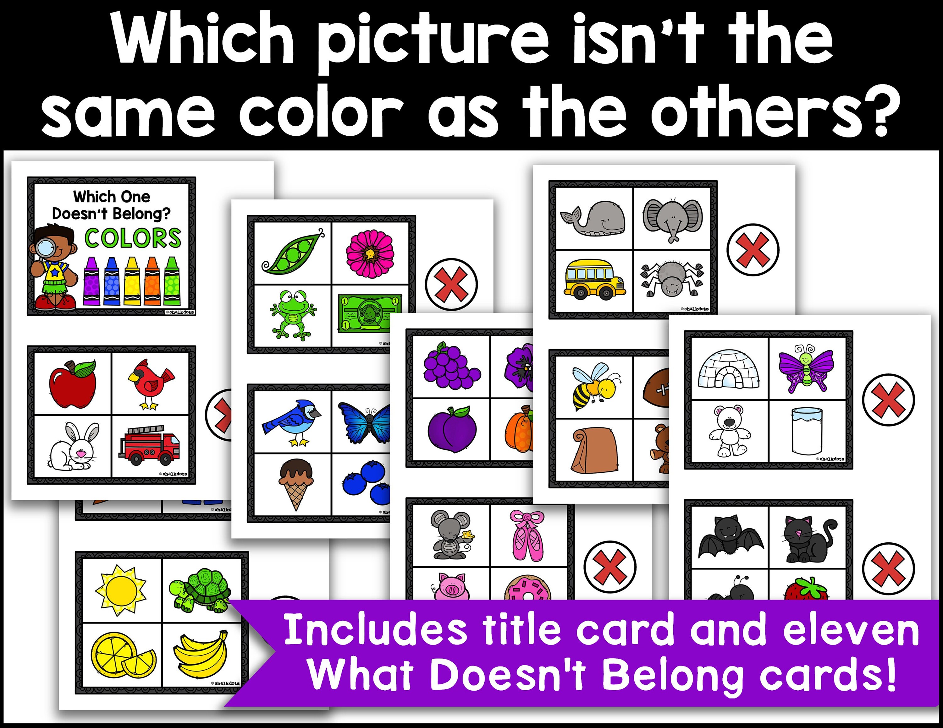 Color activity which color doesnt belong color