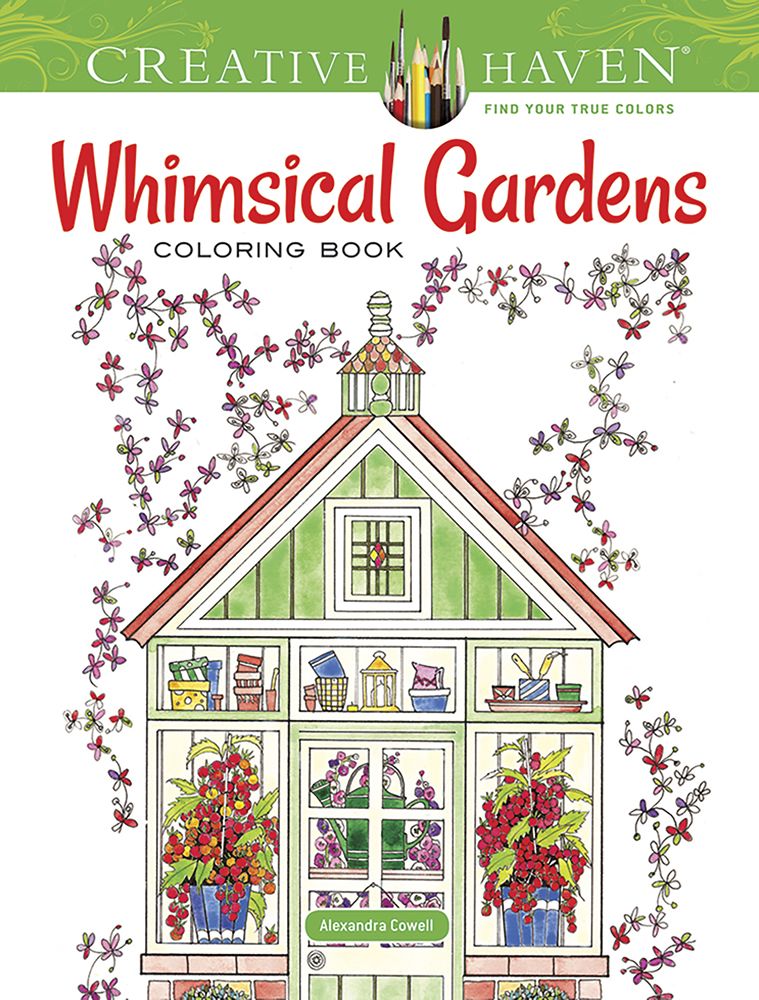 Creative haven whisical gardens coloring book