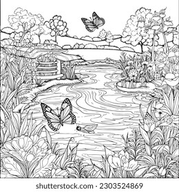 Whimsical coloring images stock photos d objects vectors