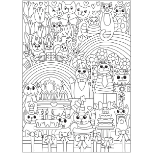 Creative haven whimsical cats coloring book