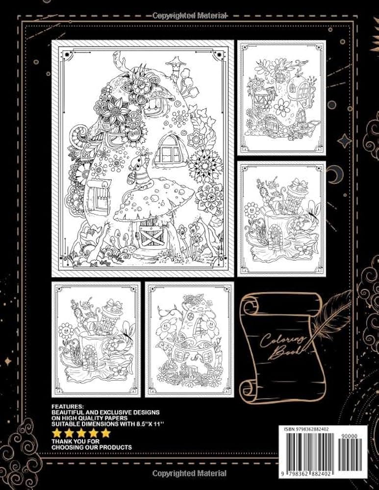 Whimsical architect tiny adult coloring book easy big coloring pages coloring book for kids ages