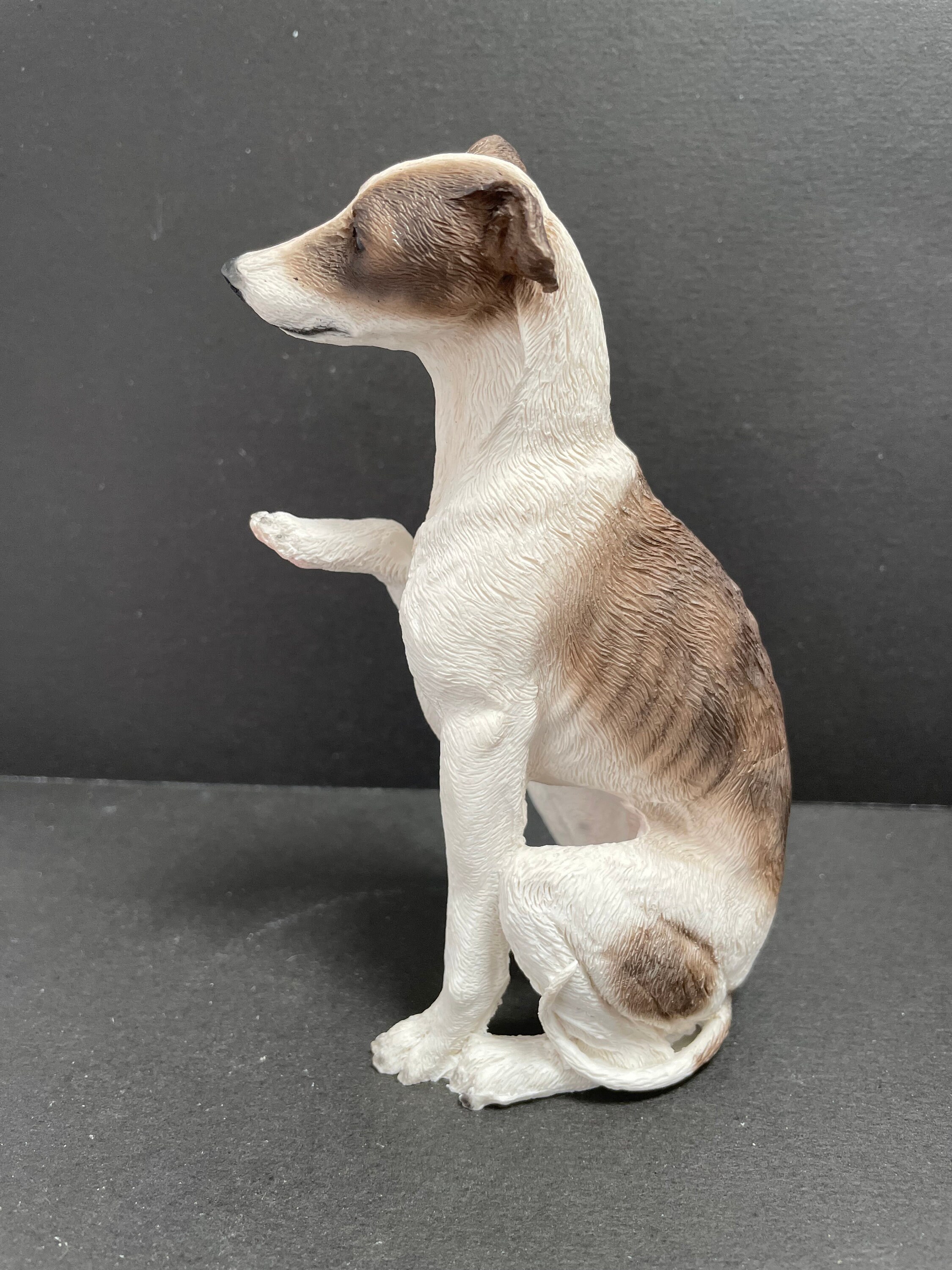 Whippet dog gift ornament figure model hand made free uk