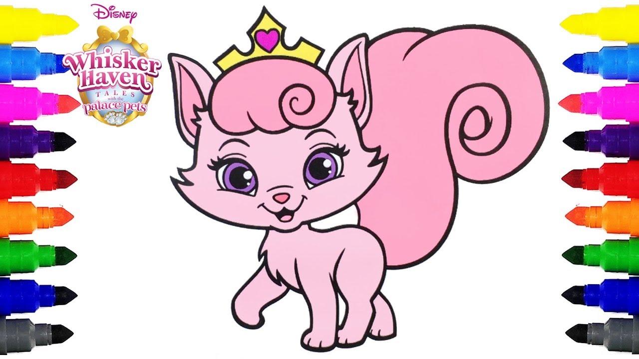 Disney junior whisker haven dreamy drawing and coloring pages