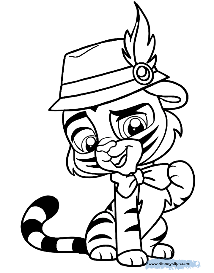 Palace pets coloring pages