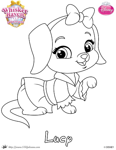 Whisker haven tales coloring page of lucy â