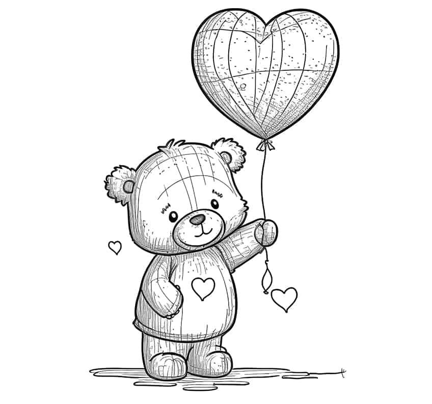 Heart coloring pages