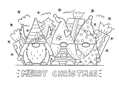 Christmas colouring book images â browse photos vectors and video