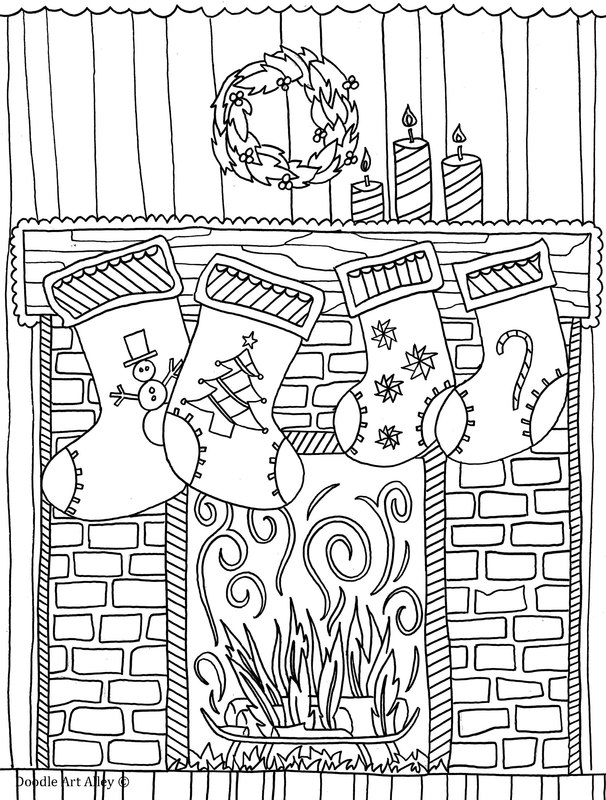 Christmas coloring pages