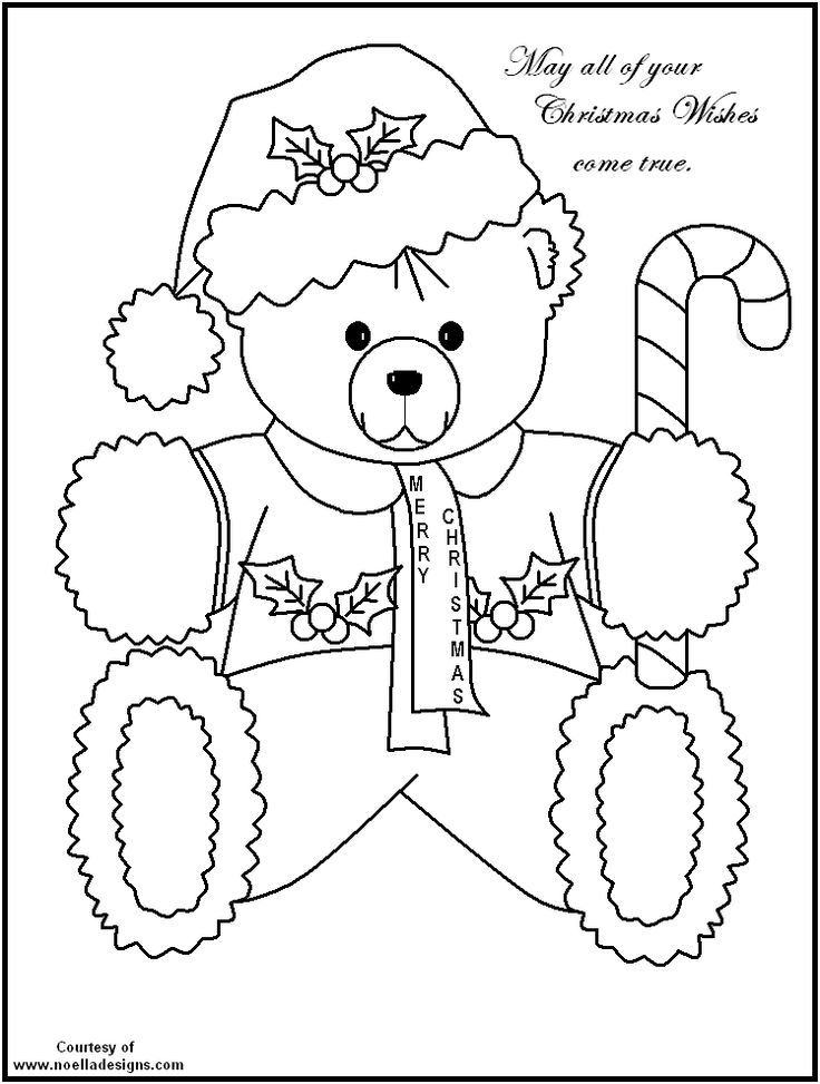 Free printable christmas coloring pages
